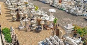 Overzicht tuinbeelden en fonteinen