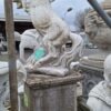 Groot steigerend paard + grote sokkel