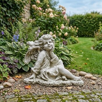 Engel tuinbeeld 35cm