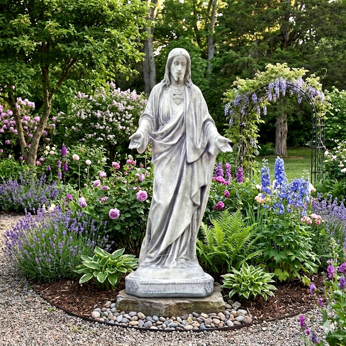 Jezus xl tuinbeeld