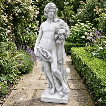 Bacchus mannenbeeld 2 tuinbeeld man