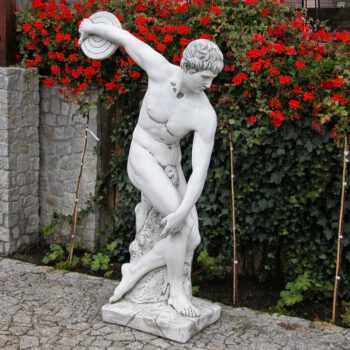 Gartenfigur des Diskuswerfers