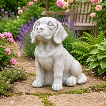 Beagle tuinbeeld hond