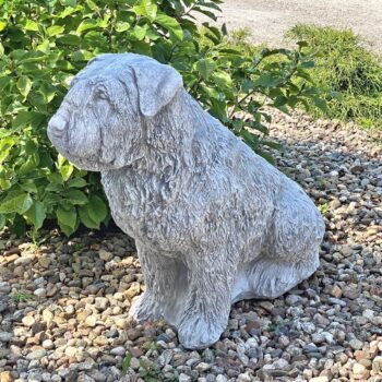 Bouvier Beeld hond beton.