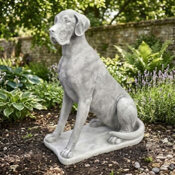 Duitse Dog 102cm betonnen tuinbeeld