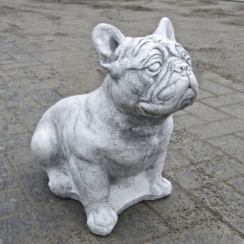 Franse Bulldog tuinbeeld hond