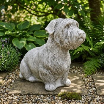 Irish Glen Of Imaal Terrier Tuinbeeld Beton
