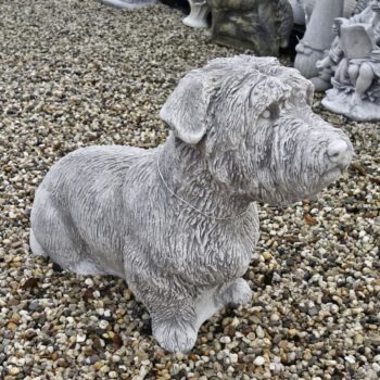 Irish Glen Of Imaal Terrier tuinbeeld hond