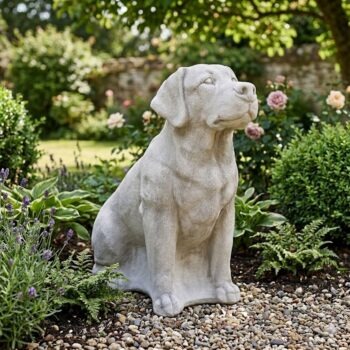 Labrador betonnen tuinbeeld