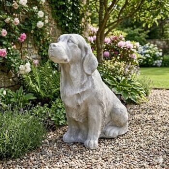 Retriever betonnen honden tuinbeeld