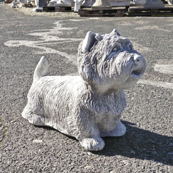 Westie tuinbeeld hond