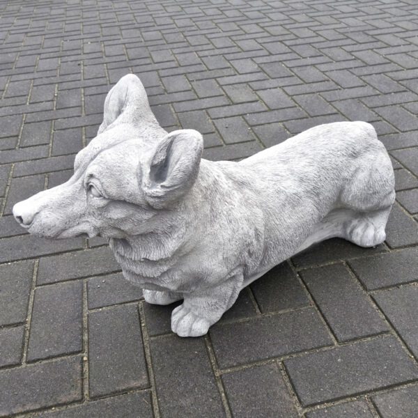 Welsh Corgi hond tuin beeld beton