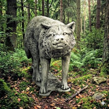 Wolf lopend