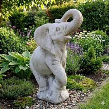 Olifant 75cm betonnen tuinbeeld