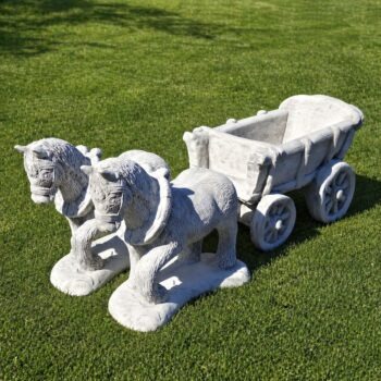 Paard en wagen klein