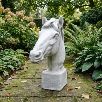 Tuinbeeld paardenhoofd