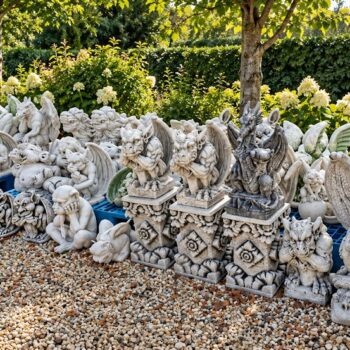 Gargoyle voorbeeld assortiment bij Tuindecoratie José