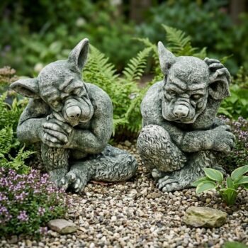 Gargoyle wachter slapend