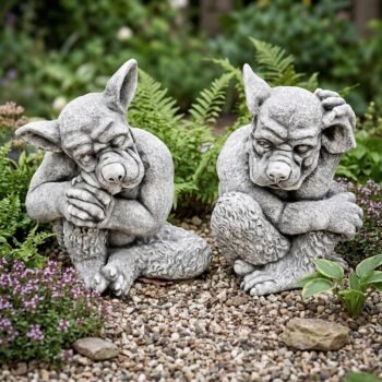 Gargoyle wachter slapend