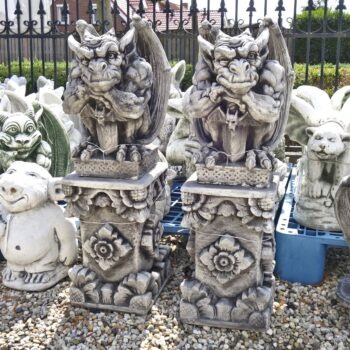 Gargoyle met zwaard
