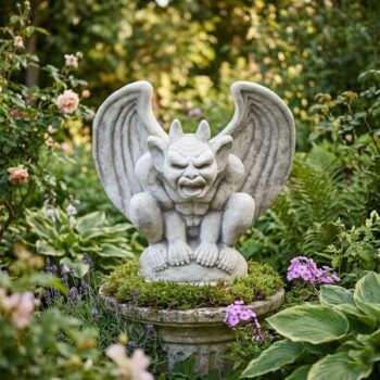 Gargoyle met hoorns