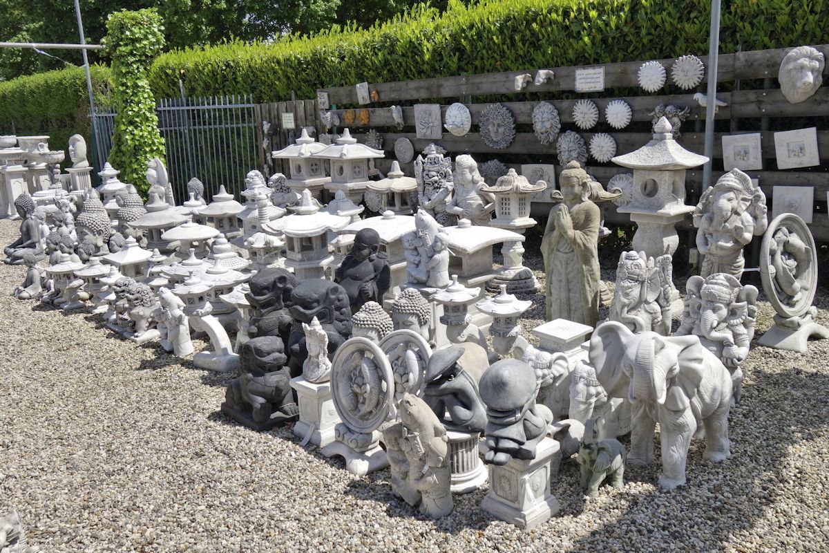 atoom verlangen informatie Japans Boeddhistisch diversen 1. Prachtige massieve beton tuinbeelden.