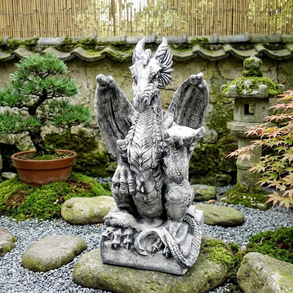 Tuinbeeld Draak 79x45cm