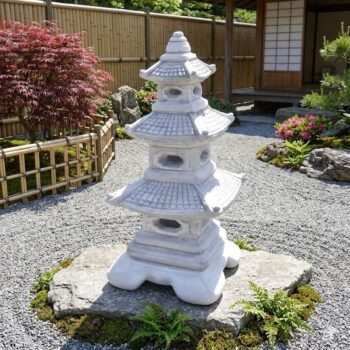 Pagode 90cm betonnen lantaarn