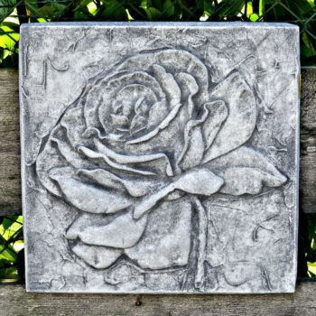 Wanddecoratie Roos tuinbeeld