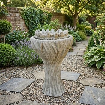 Bubbelfontein ring met vogels Henri Studio