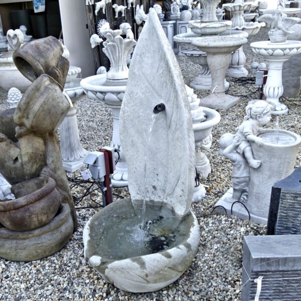 Staand blad fontein Betonnen Fontein Tuin