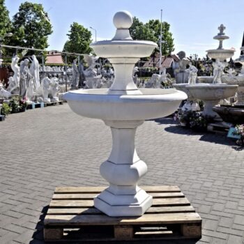 2 Schalen fontein met bol stralen