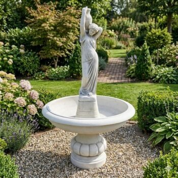 Vrouw met kruik fontein 140cm