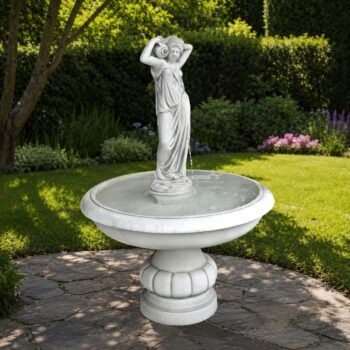 Vrouw met kruik fontein 140cm