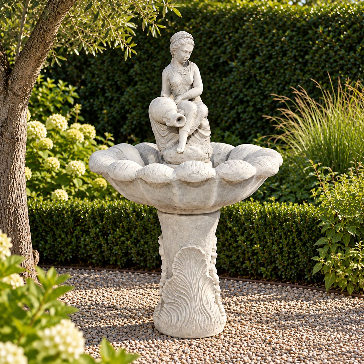 Fontein Venus – klassieke betonnen tuinfontein
