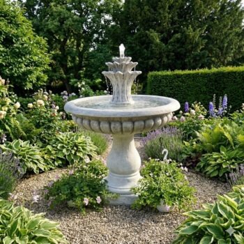 Fontein met ananas Waterornament beton.