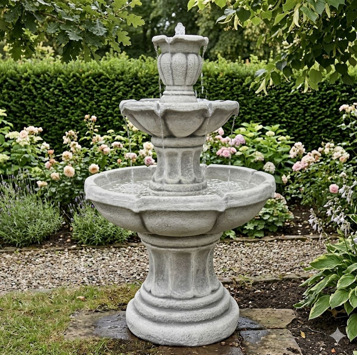 2 Schalen fontein 100cm