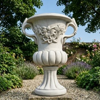 Vaas met bloemen hoog model